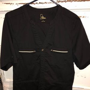Black Januu scrub set size Large